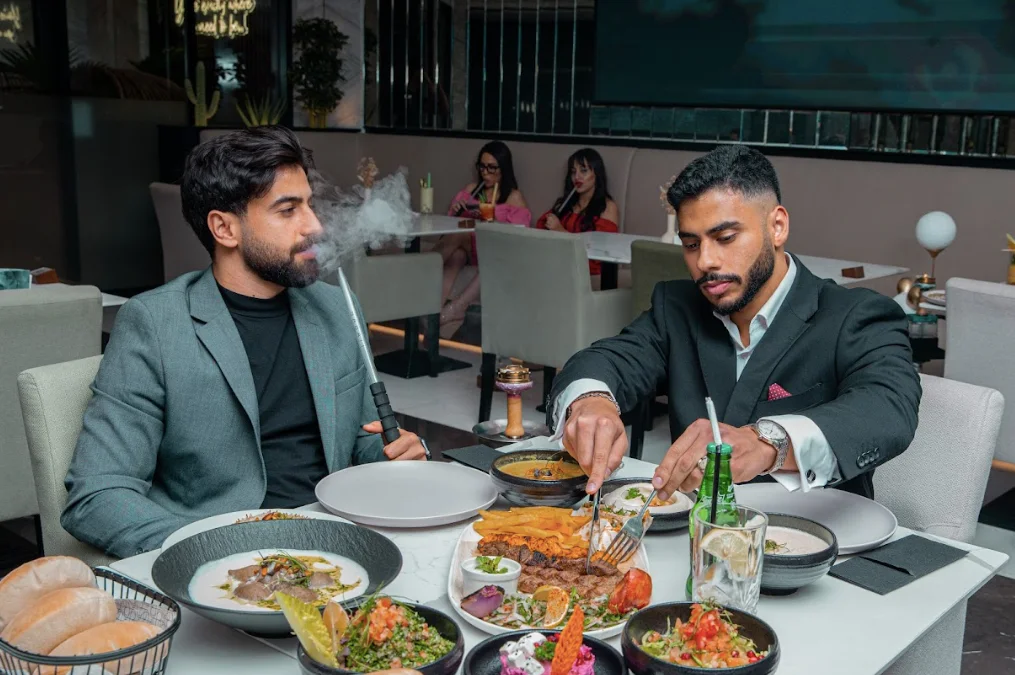 food an shisha at babati restaurant